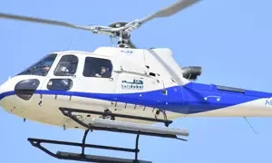 Helicopter Flight from Dubai Police Academy by HeliDubai